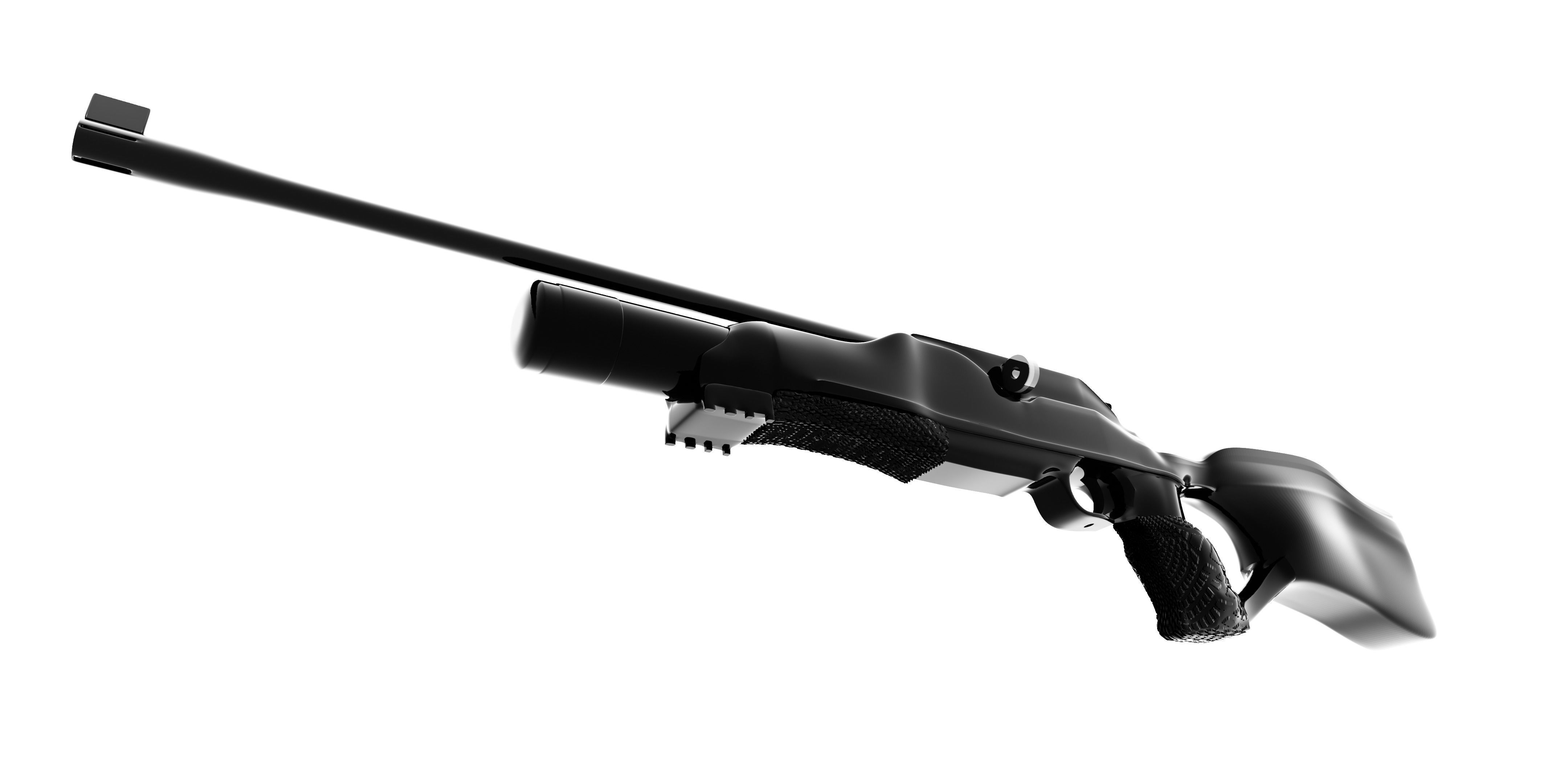 WALTHER RM-8 PCP GUN 3D model_1