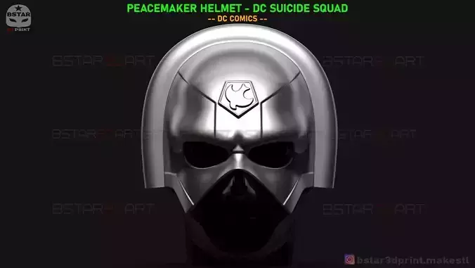 PeaceMaker Helmet - John Cena Mask - The Suicide Squad  3D print model