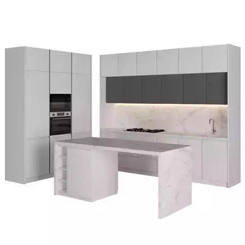 Modern kitchen with island 36
