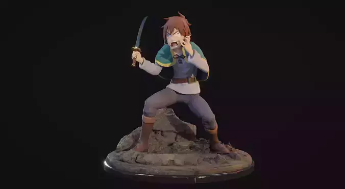 Kazuma from Konosuba 3D print model