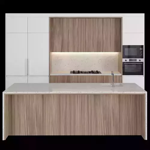 Modern kitchen with island 37