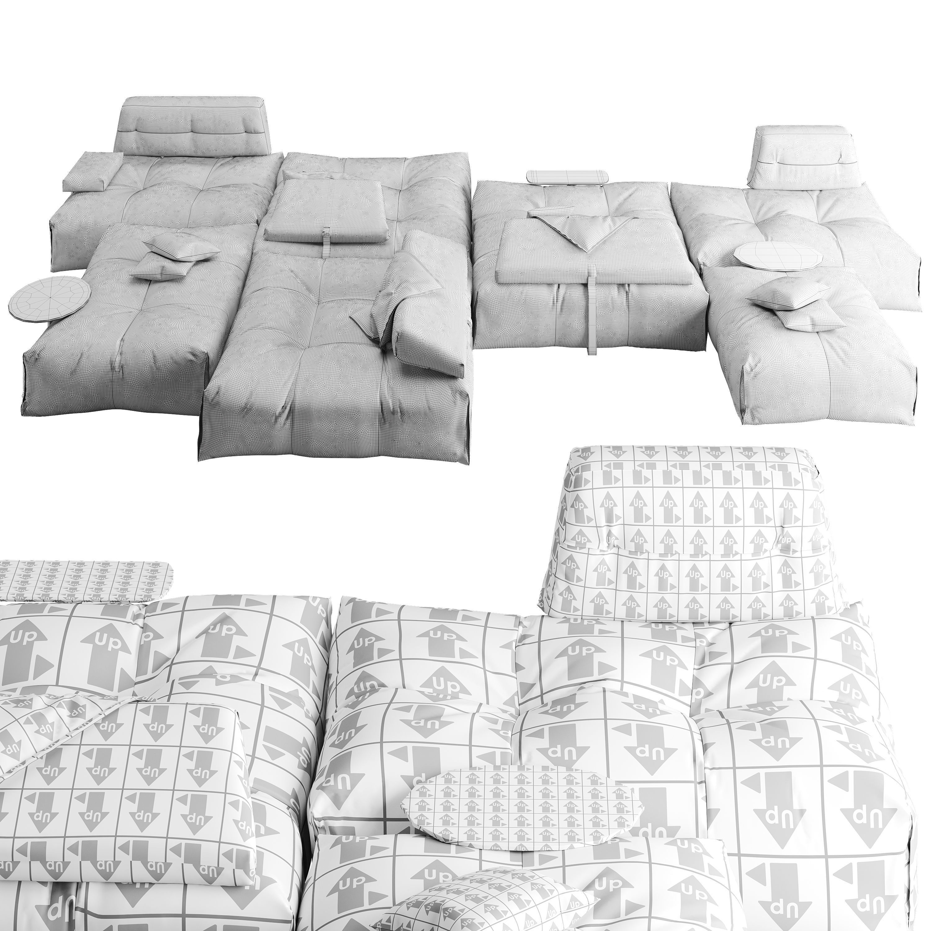 Cierre Imbottiti Tab Sofa 3D model_1