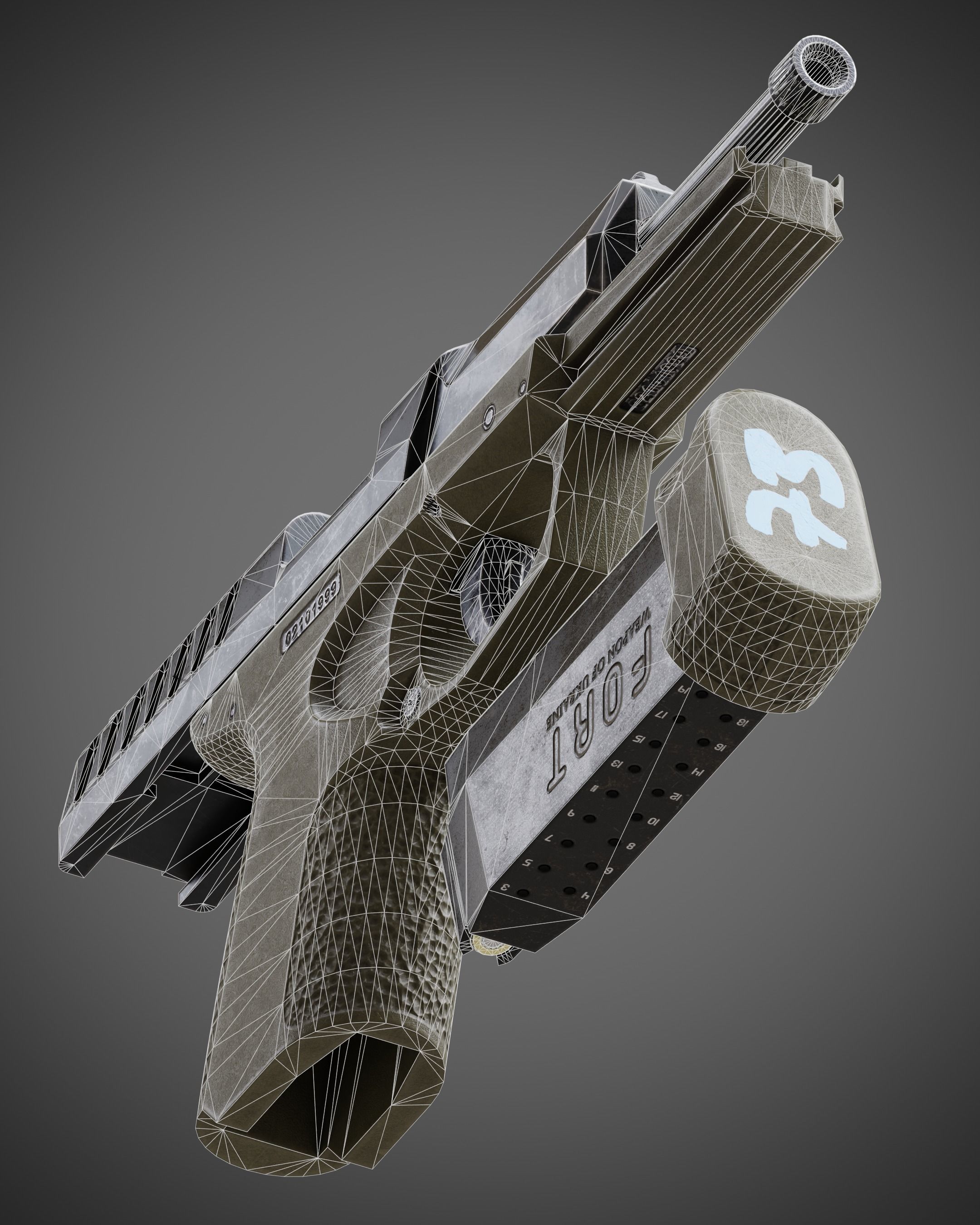 FORT-28 mod2 Low-poly 3D model_22