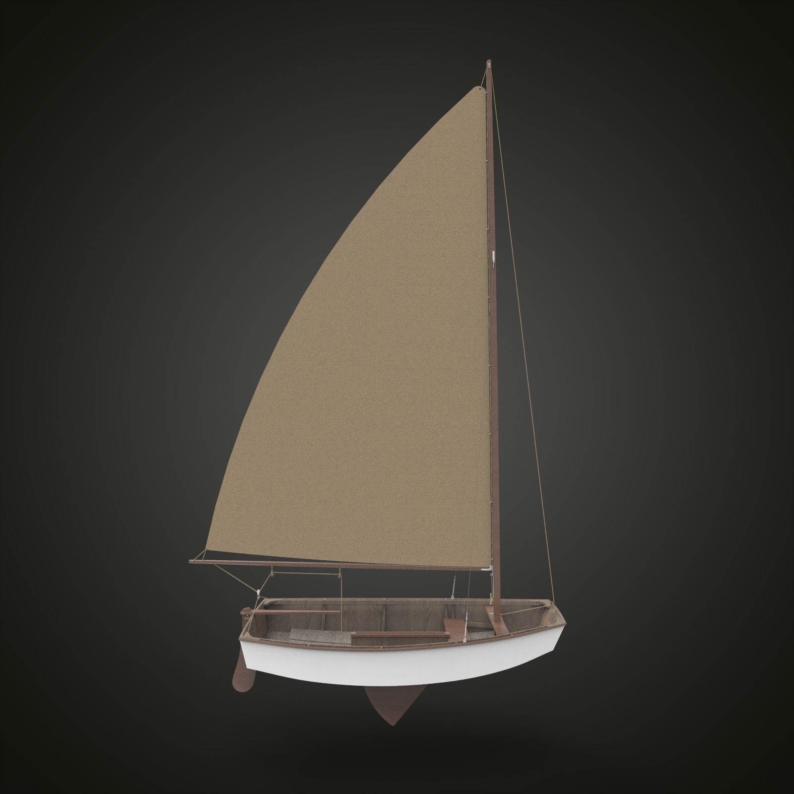 Sailing ship x 3D model_5