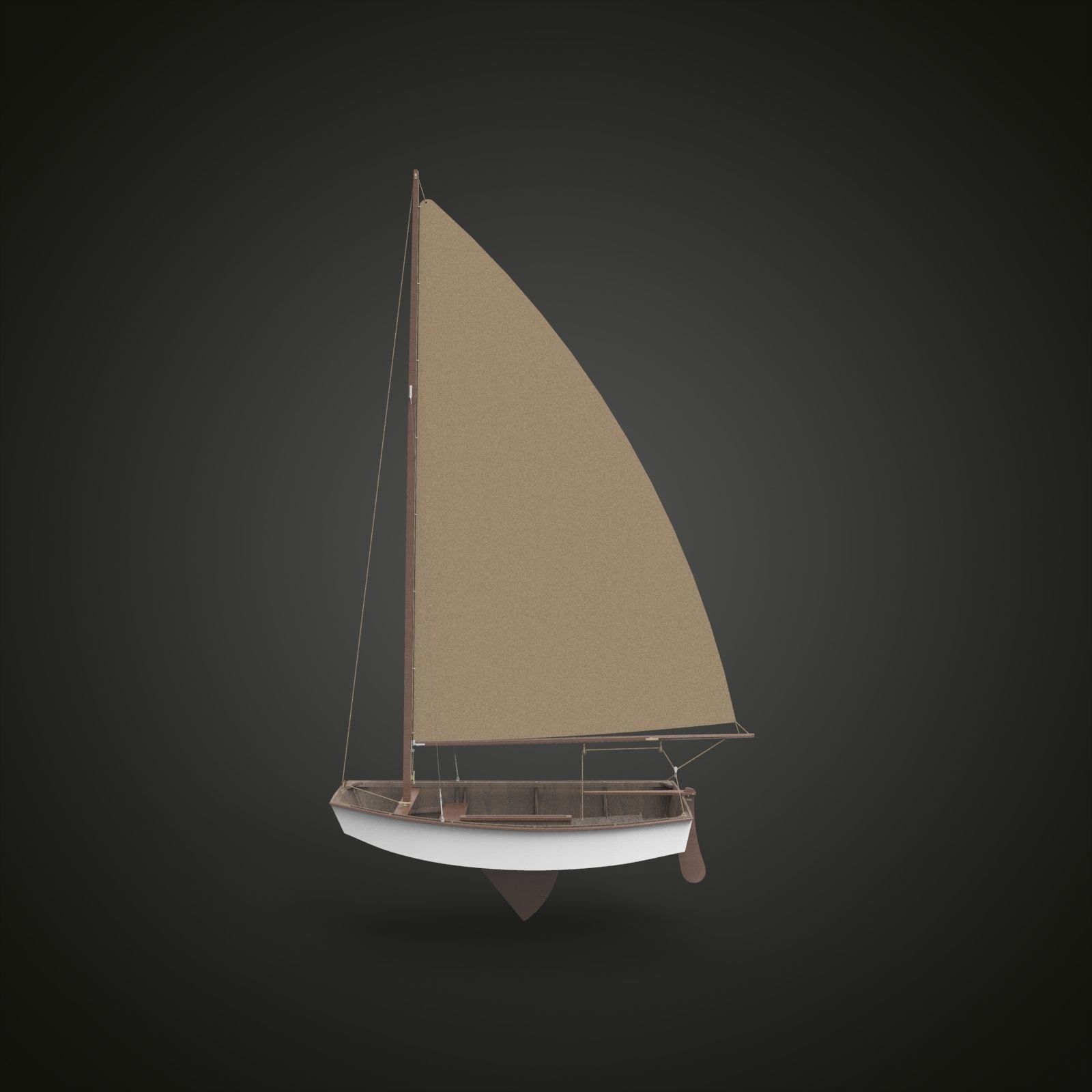 Sailing ship x 3D model_2