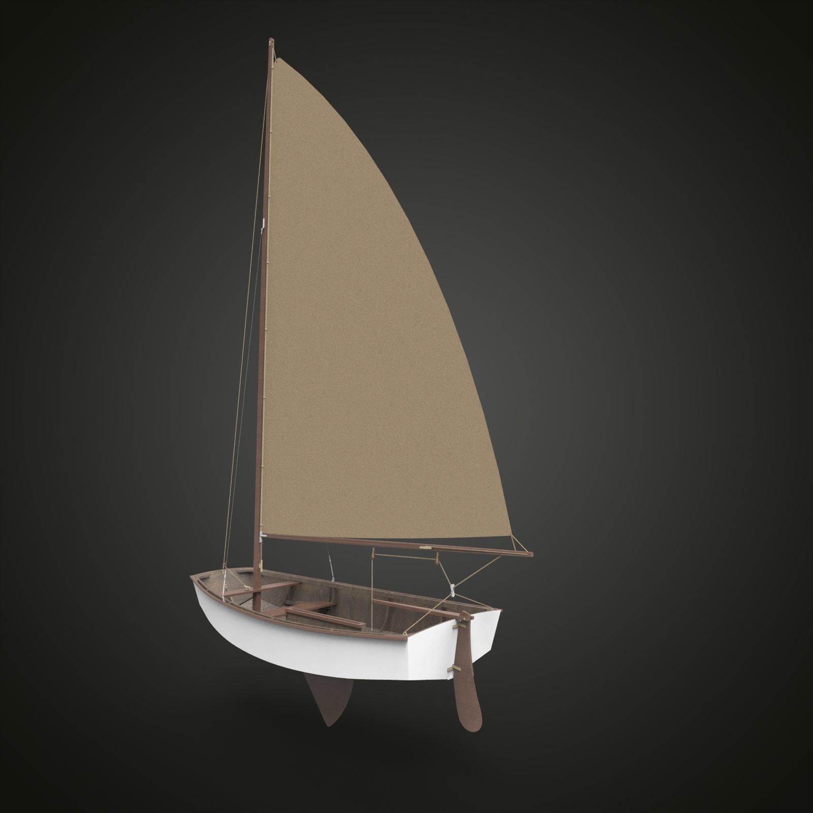 Sailing ship x 3D model_14