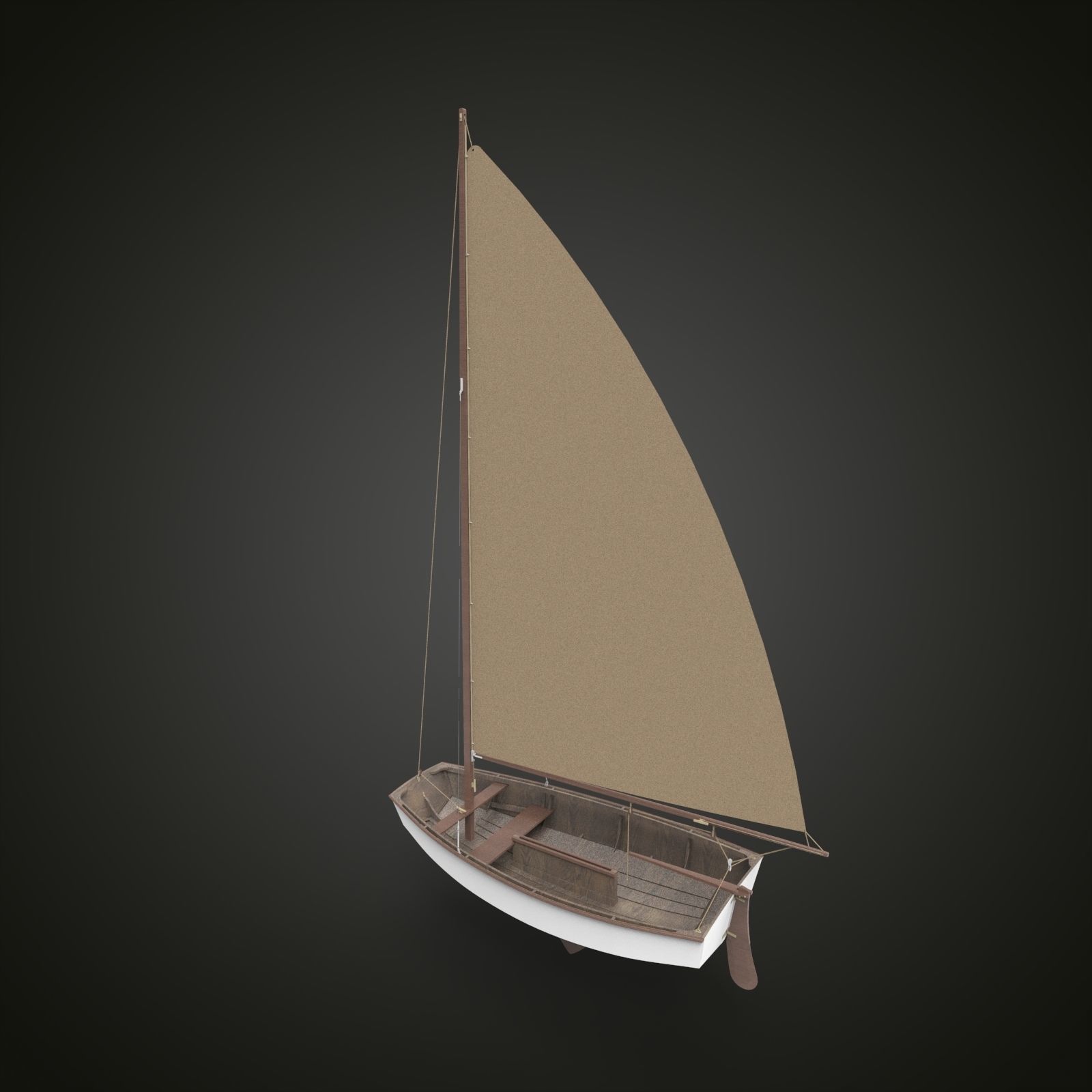 Sailing ship x 3D model_10