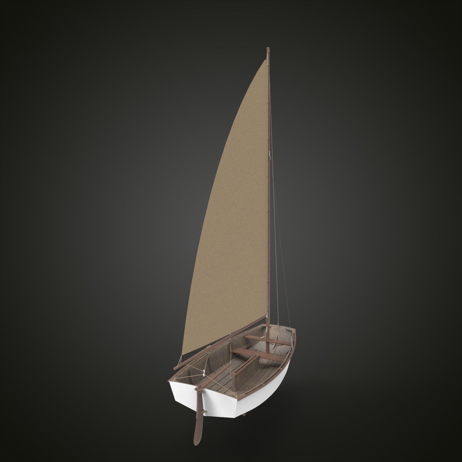Sailing ship x 3D model_3