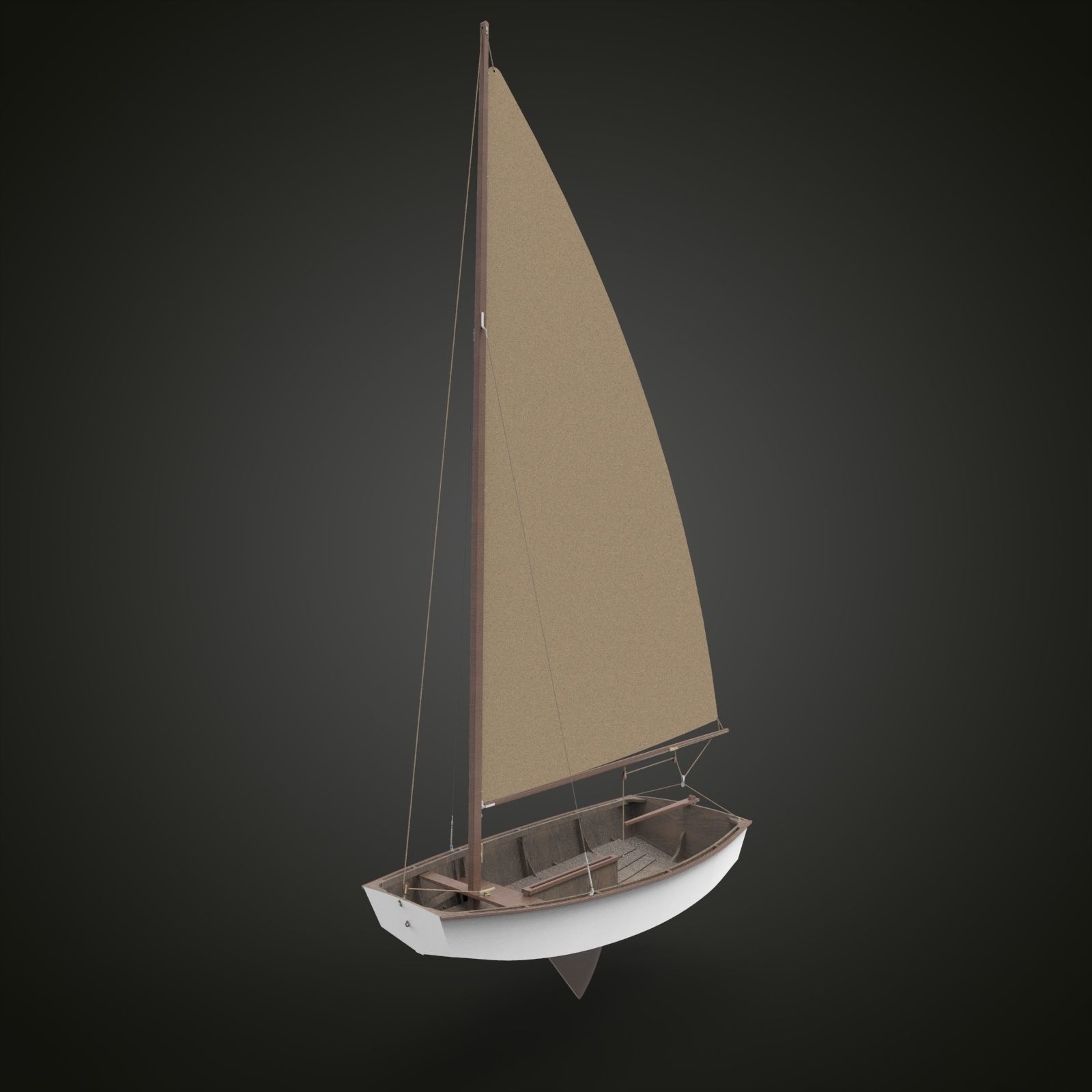 Sailing ship x 3D model_7