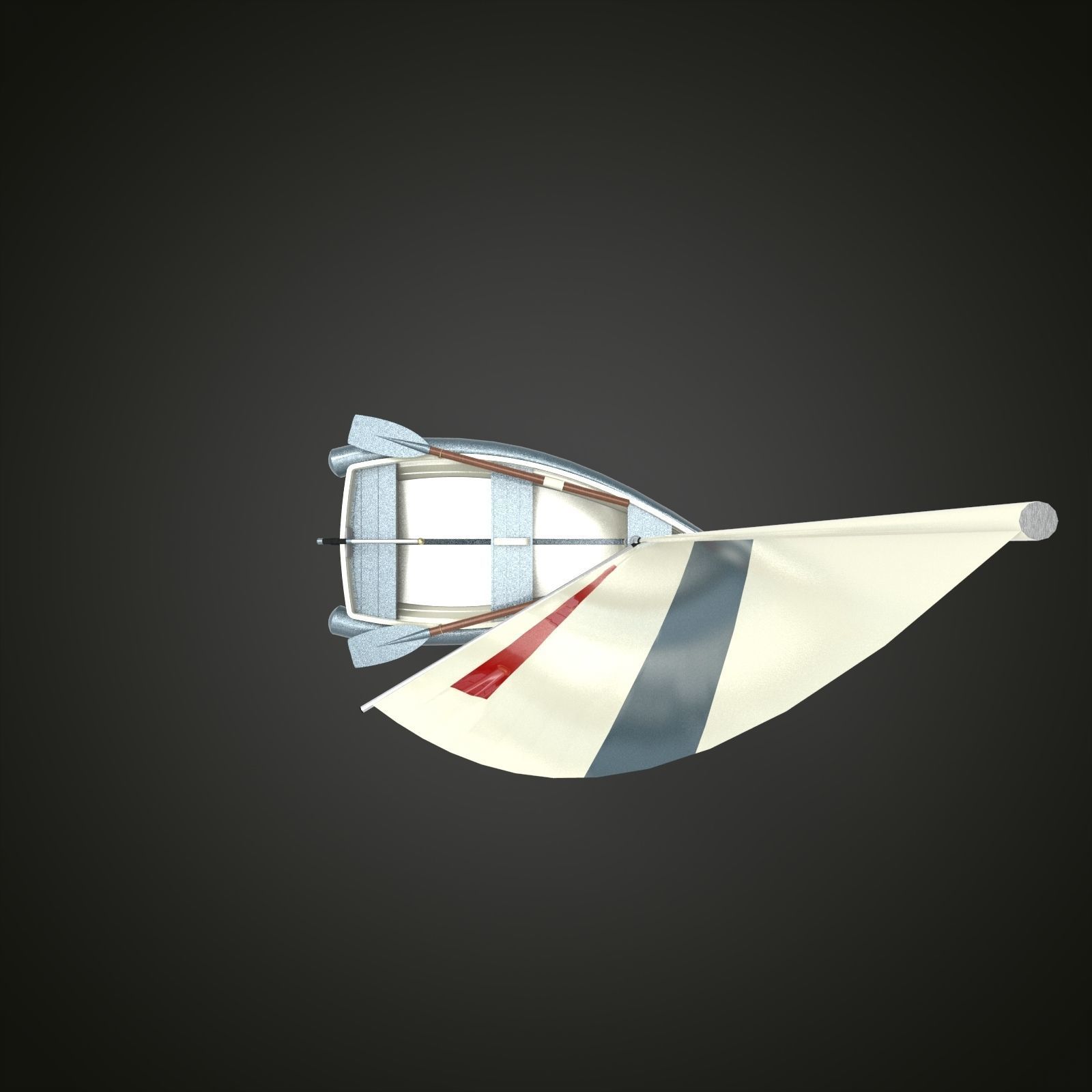 Sailing ship xx 3D model_4