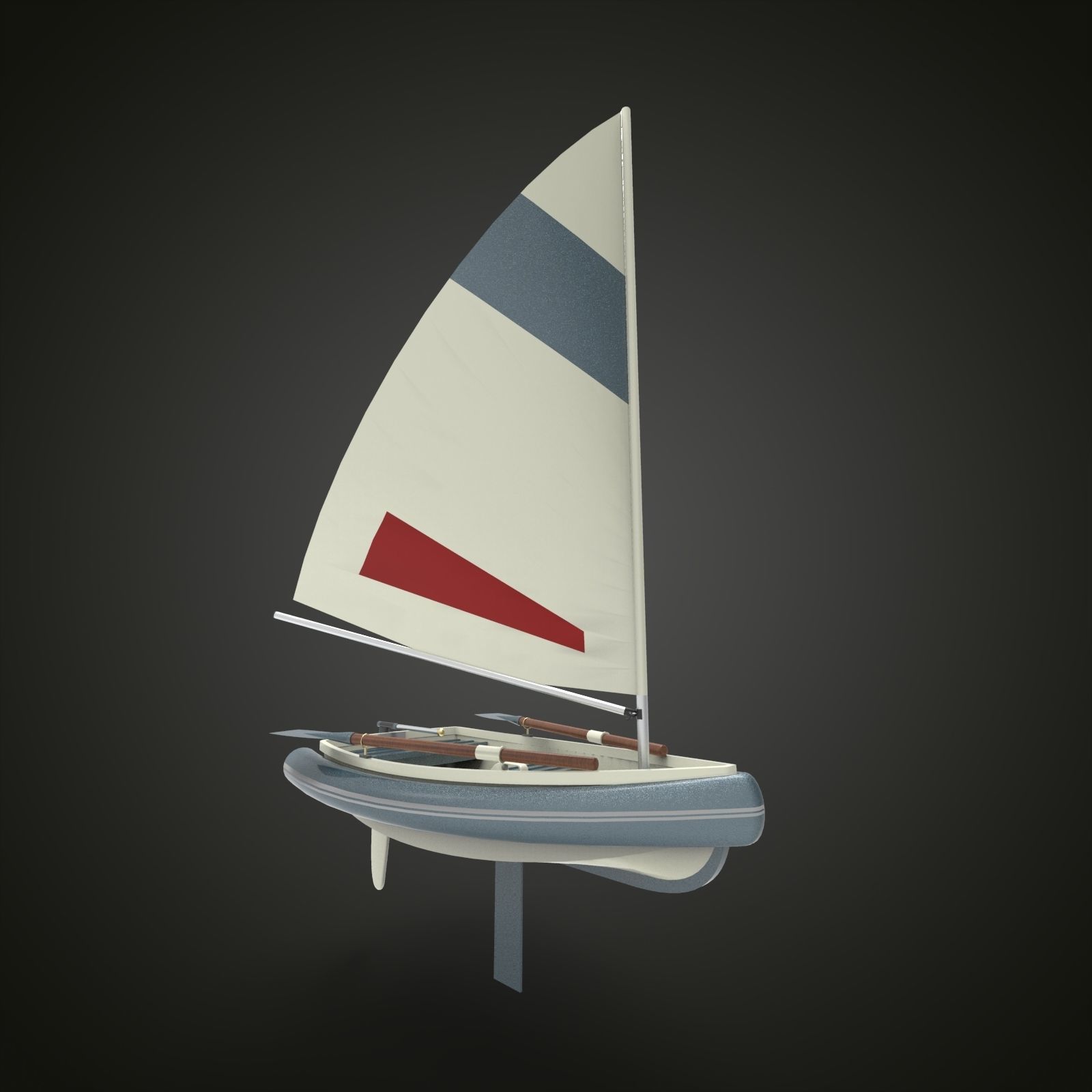 Sailing ship xx 3D model_8