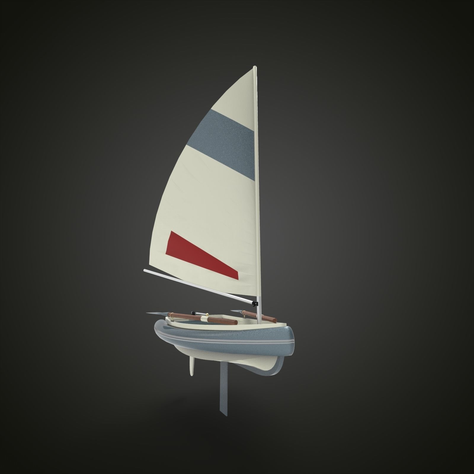 Sailing ship xx 3D model_5