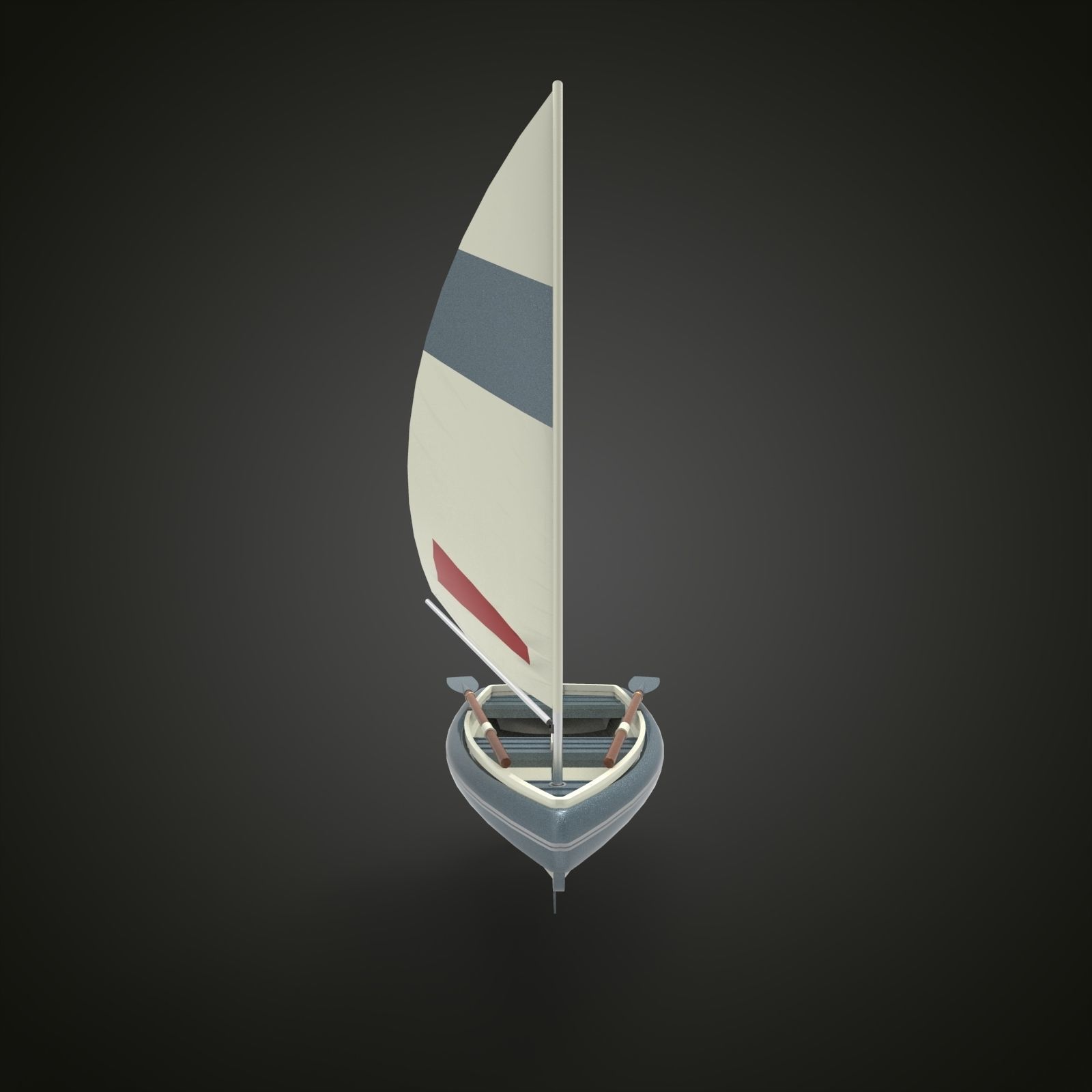 Sailing ship xx 3D model_7