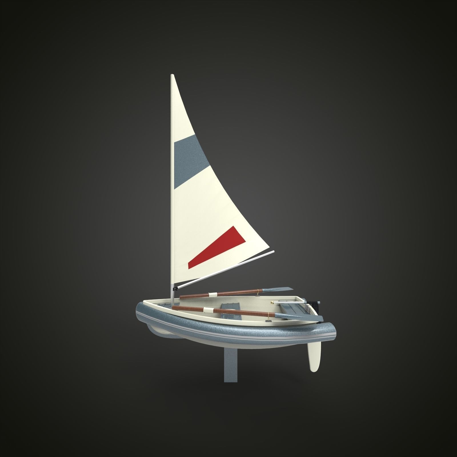 Sailing ship xx 3D model_3