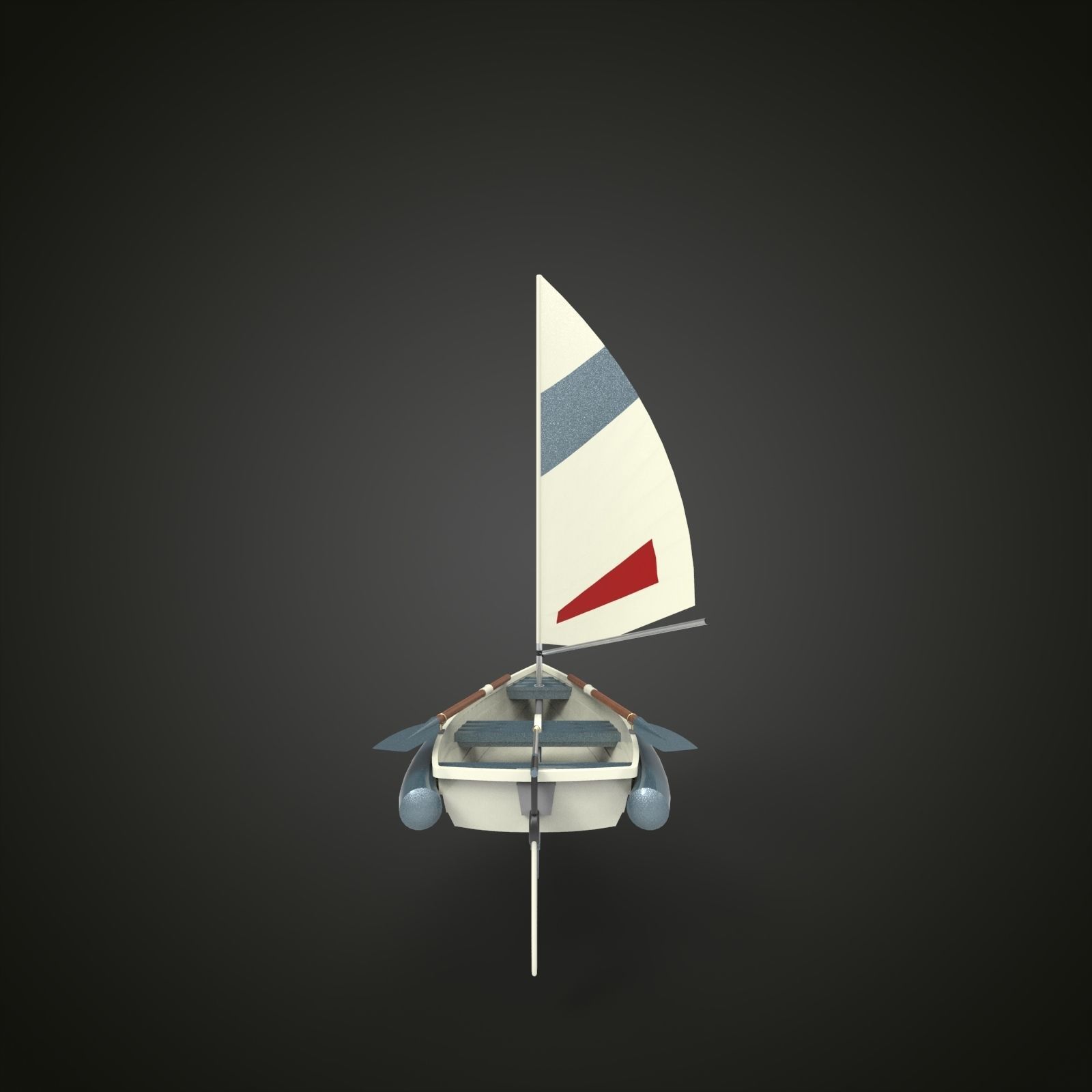Sailing ship xx 3D model_6