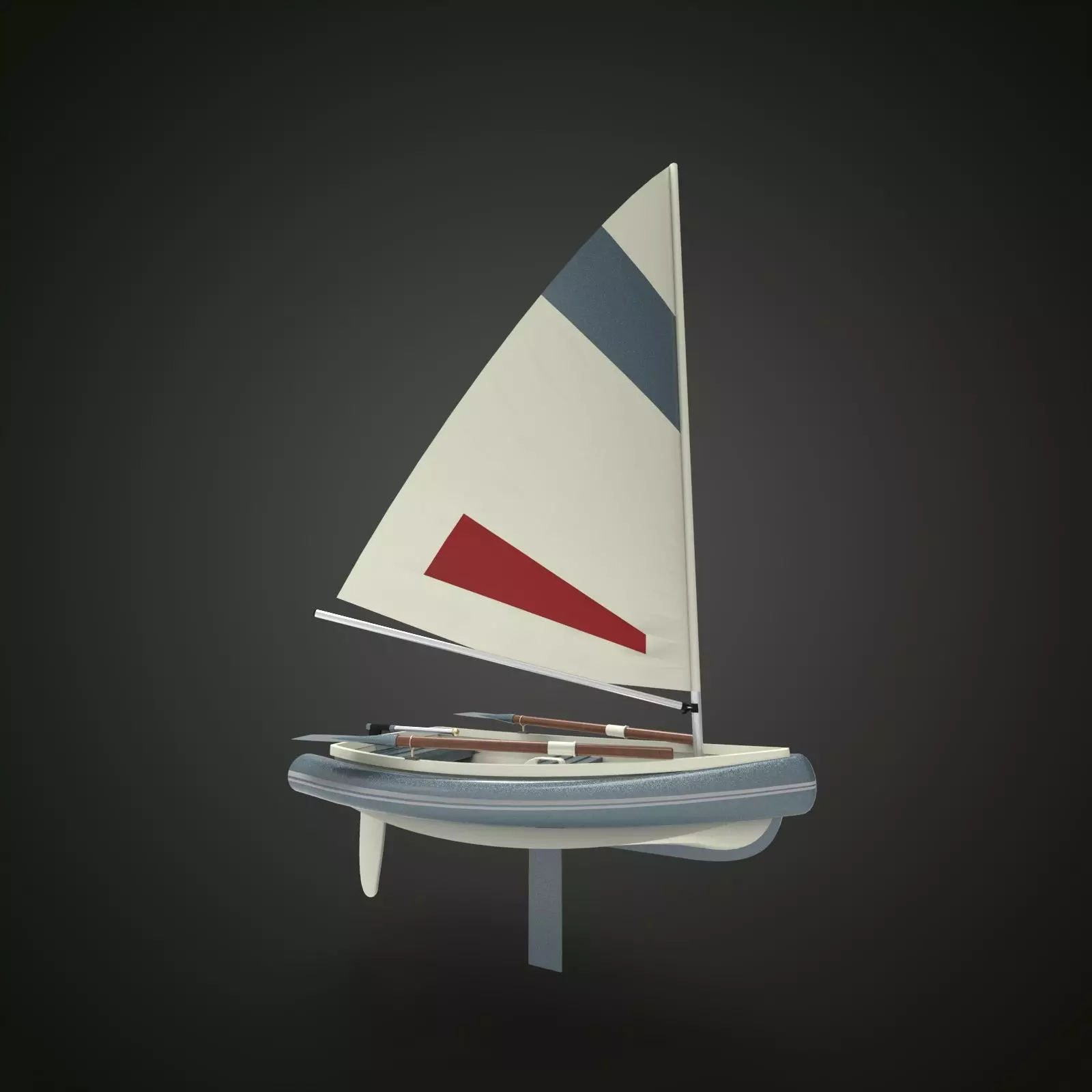 Sailing ship xx 3D model_0