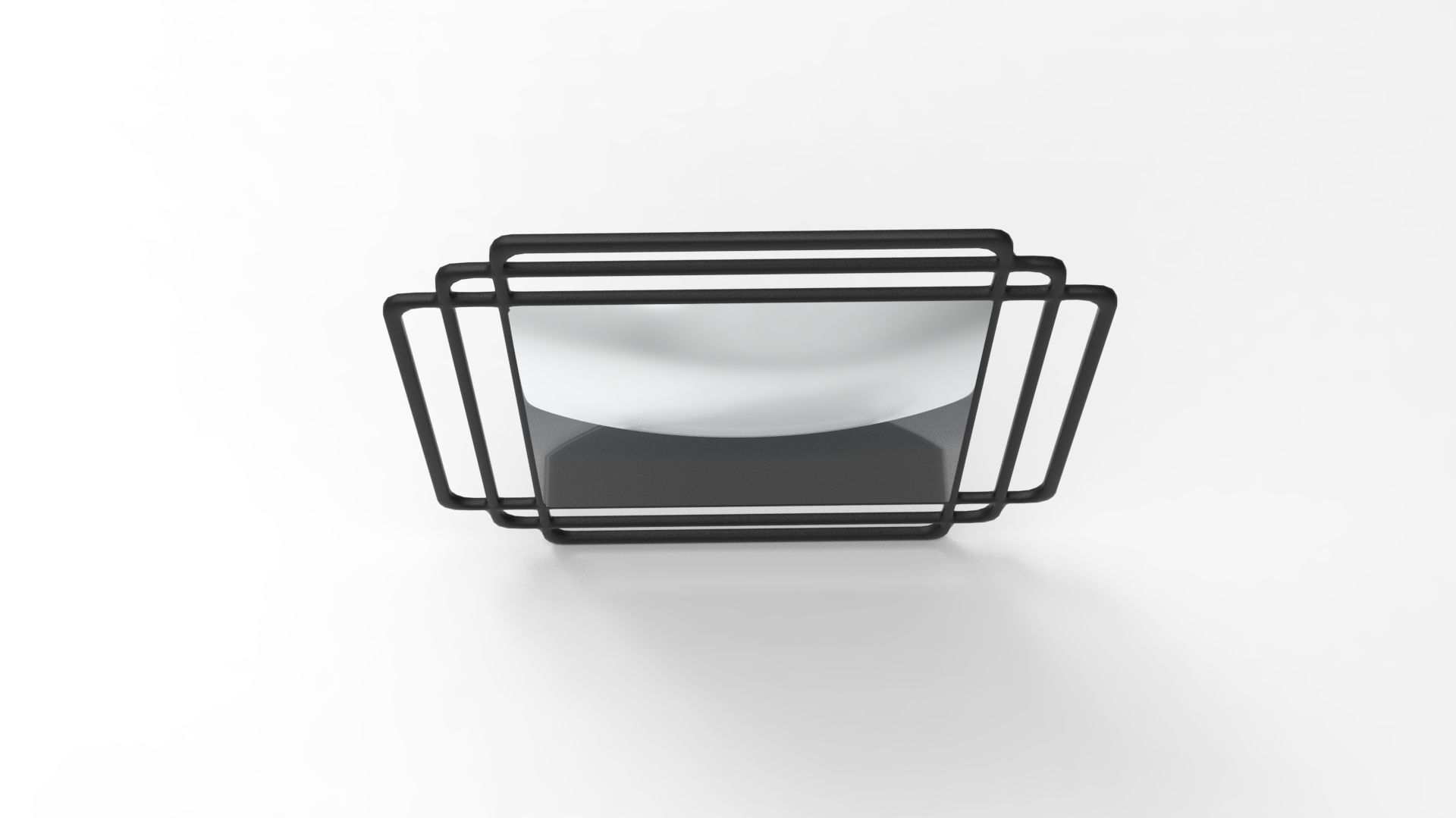 Contour Mirror Low-poly 3D model_2