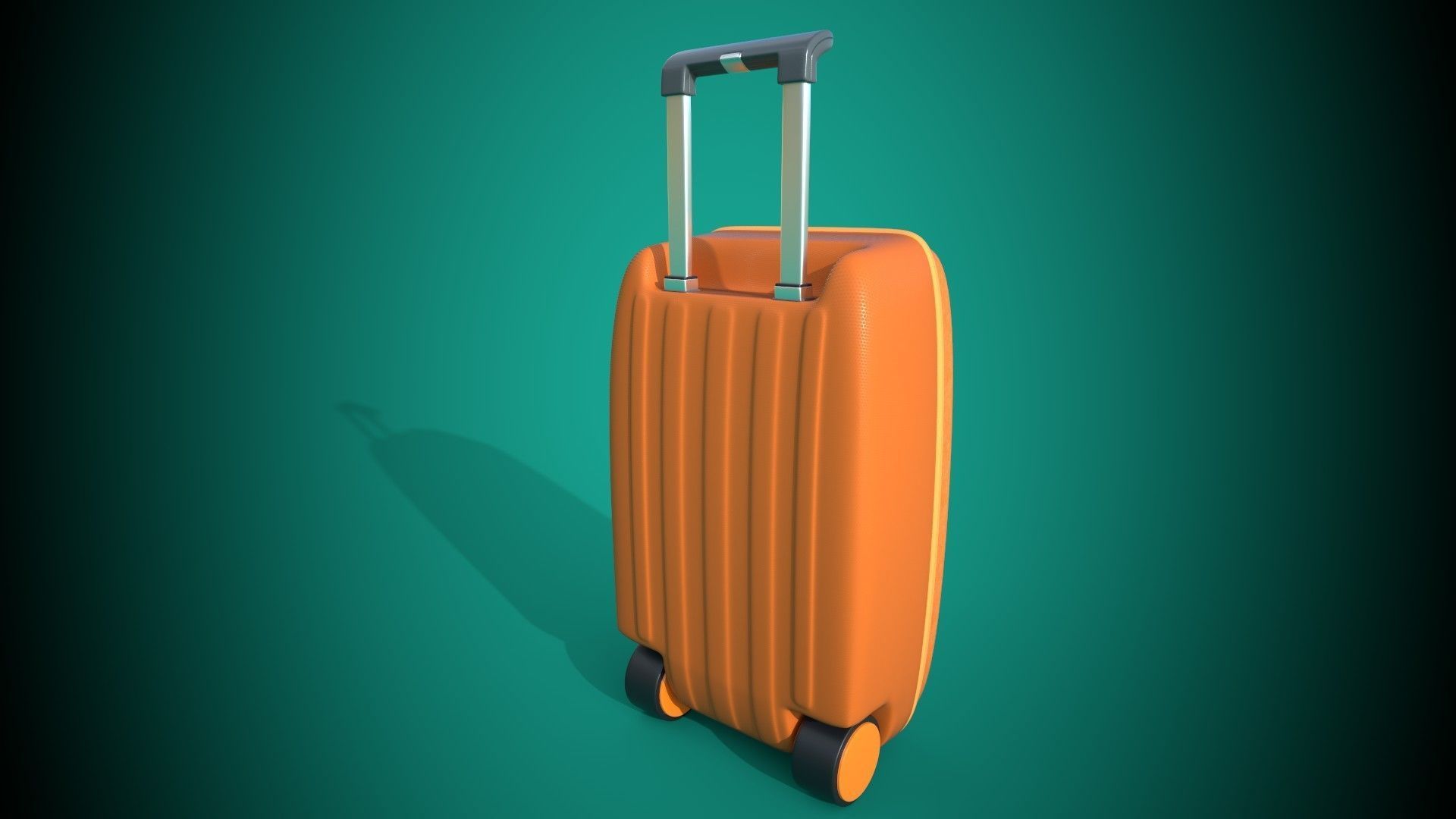 Travel Suitcase Mark 3D model_5