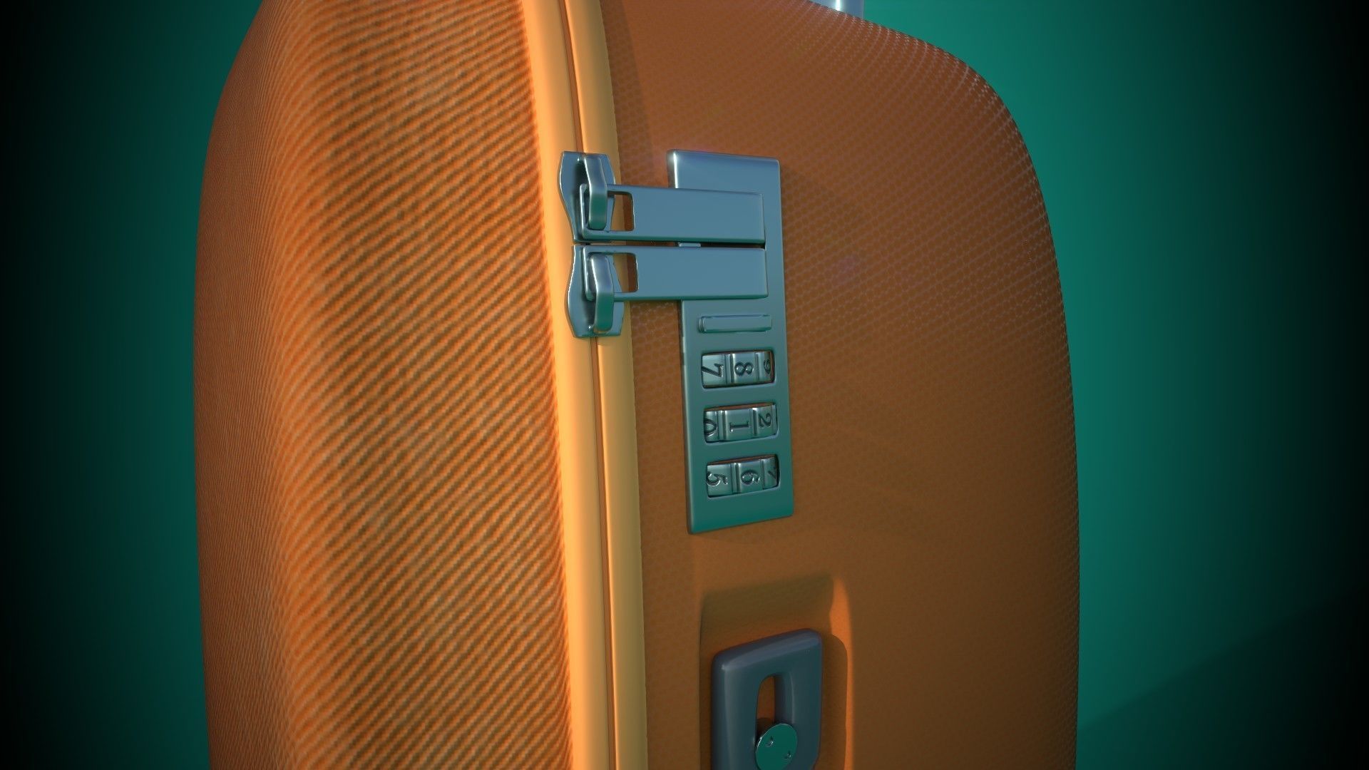 Travel Suitcase Mark 3D model_4