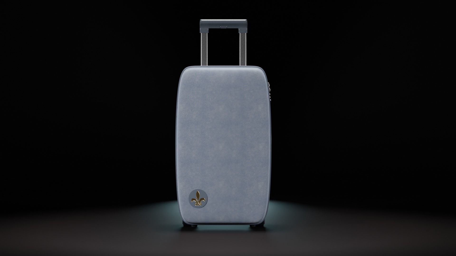 Travel Suitcase Mark 3D model_8