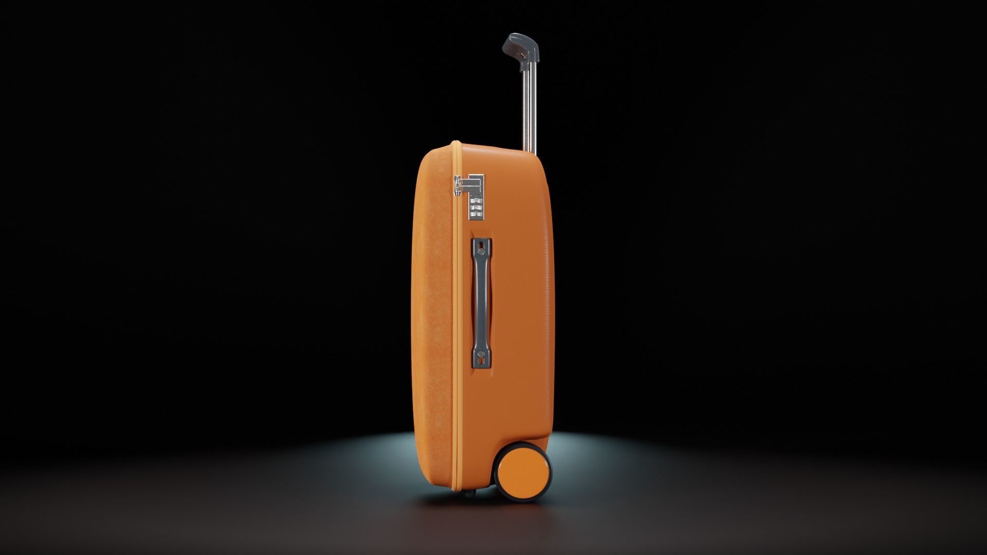 Travel Suitcase Mark 3D model_9