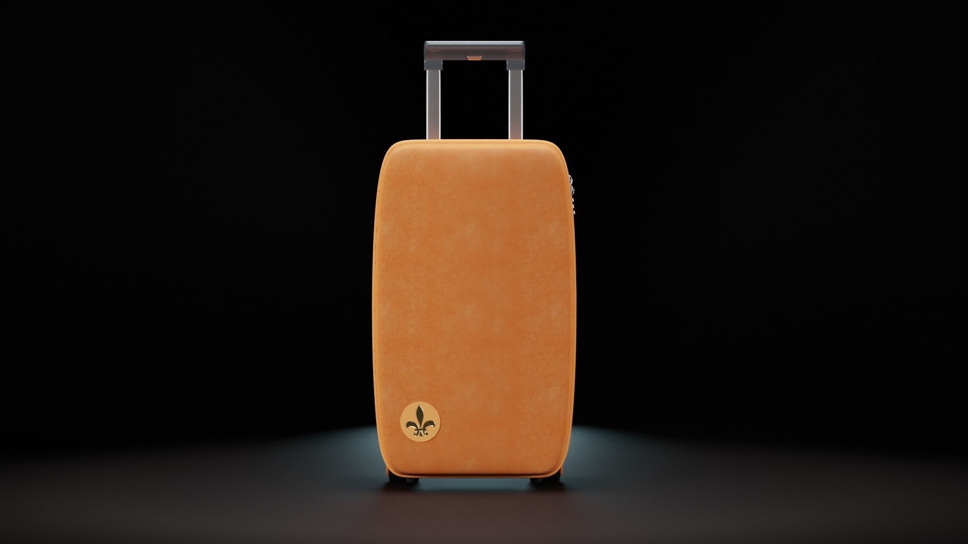 Travel Suitcase Mark 3D model_6