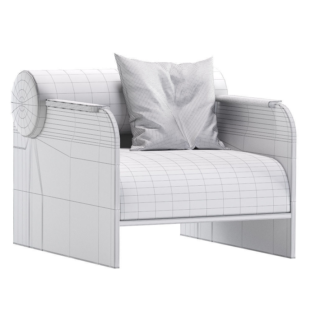 Crump and Kwash June Lounge Chair Indoor 3D model_5