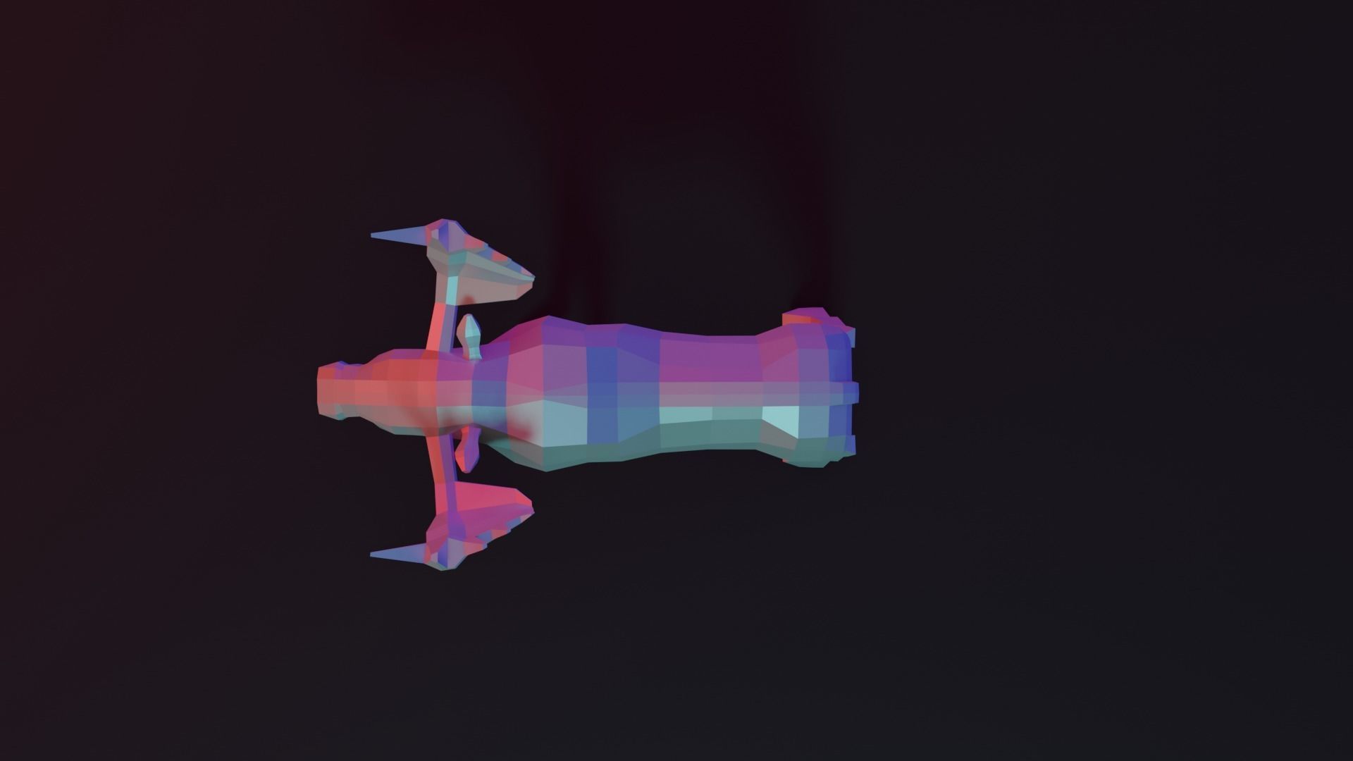 Low Poly Moose Free low-poly 3D model_4