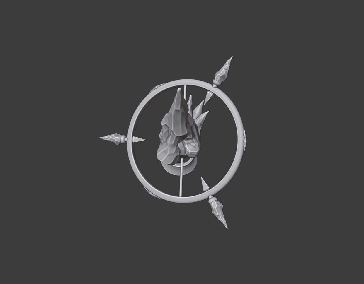 Aetheryte Crystal - Final Fantasy XIV - 3D printable model 3D print model_9