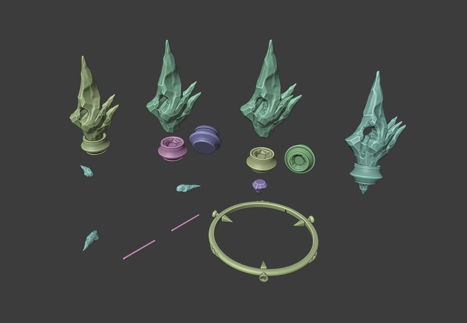 Aetheryte Crystal - Final Fantasy XIV - 3D printable model 3D print model_1