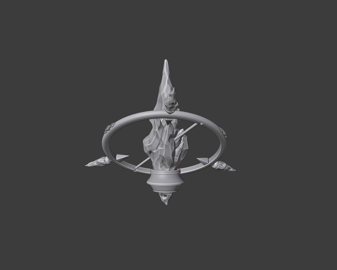 Aetheryte Crystal - Final Fantasy XIV - 3D printable model 3D print model_4