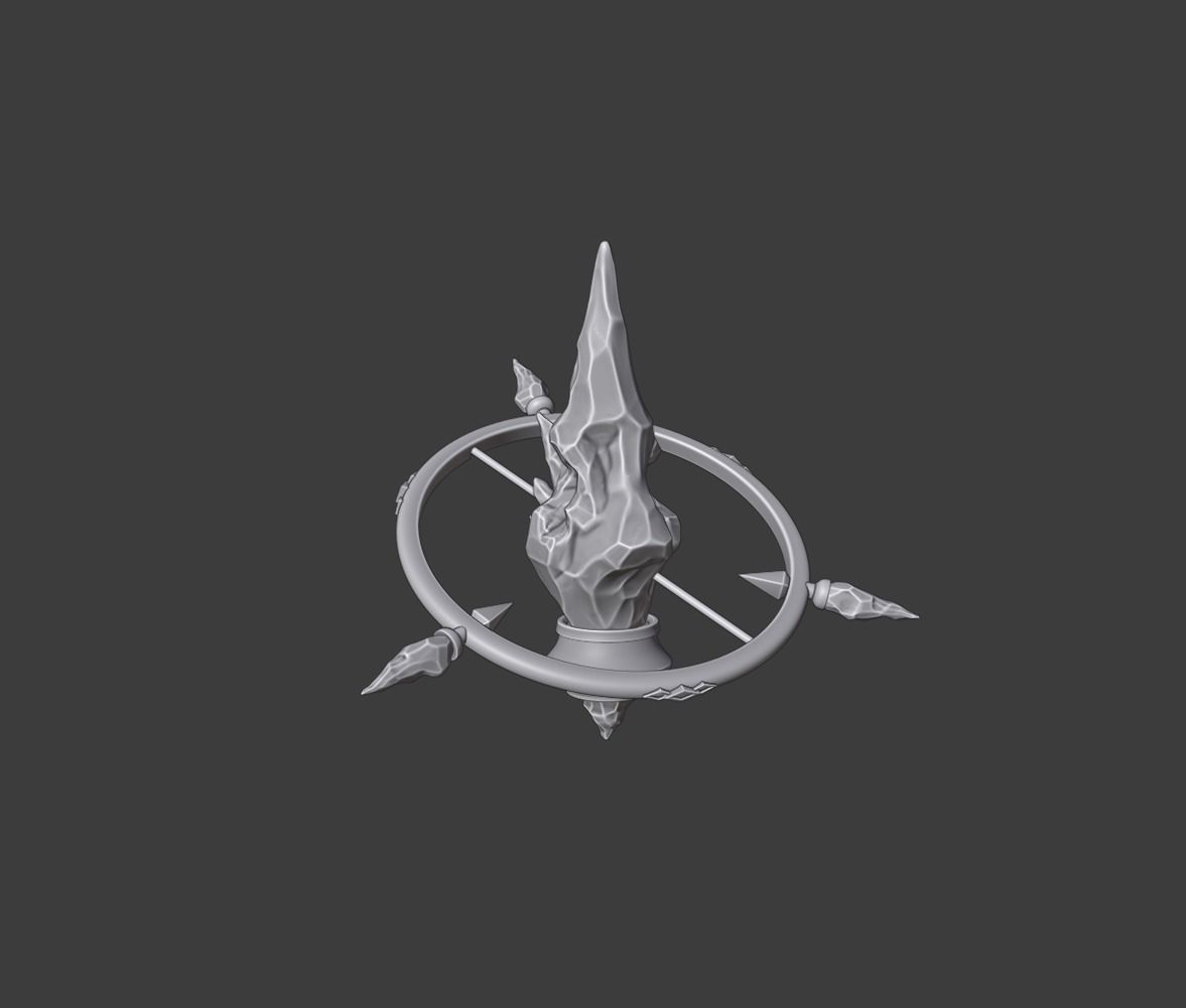 Aetheryte Crystal - Final Fantasy XIV - 3D printable model 3D print model_2