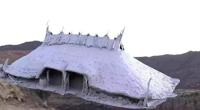 Saxon house 3D model