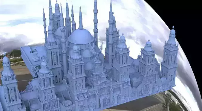 Cathedral city  Fantasy design