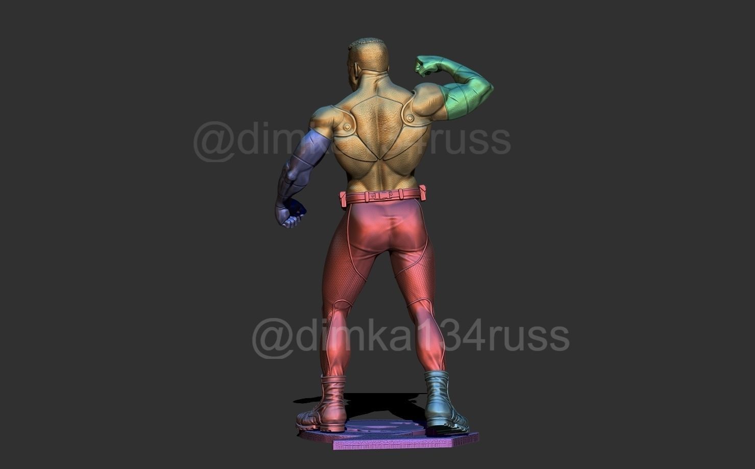 mortal kombat jax 3D print model_16