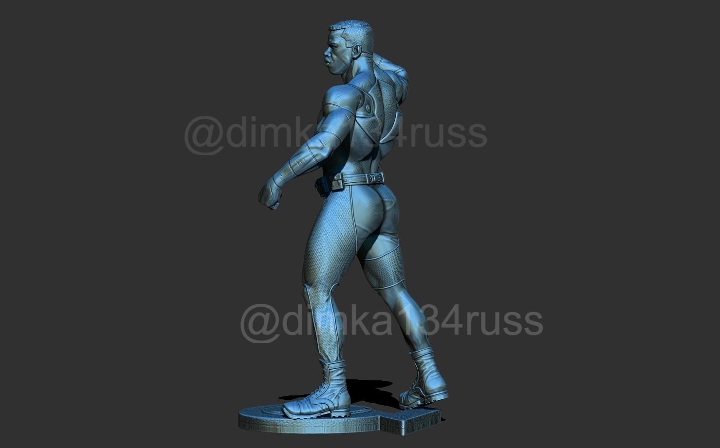 mortal kombat jax 3D print model_8