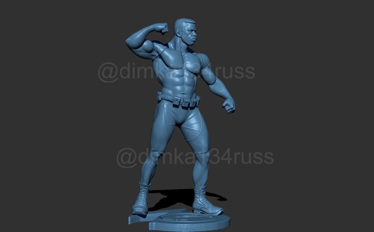 mortal kombat jax 3D print model_15