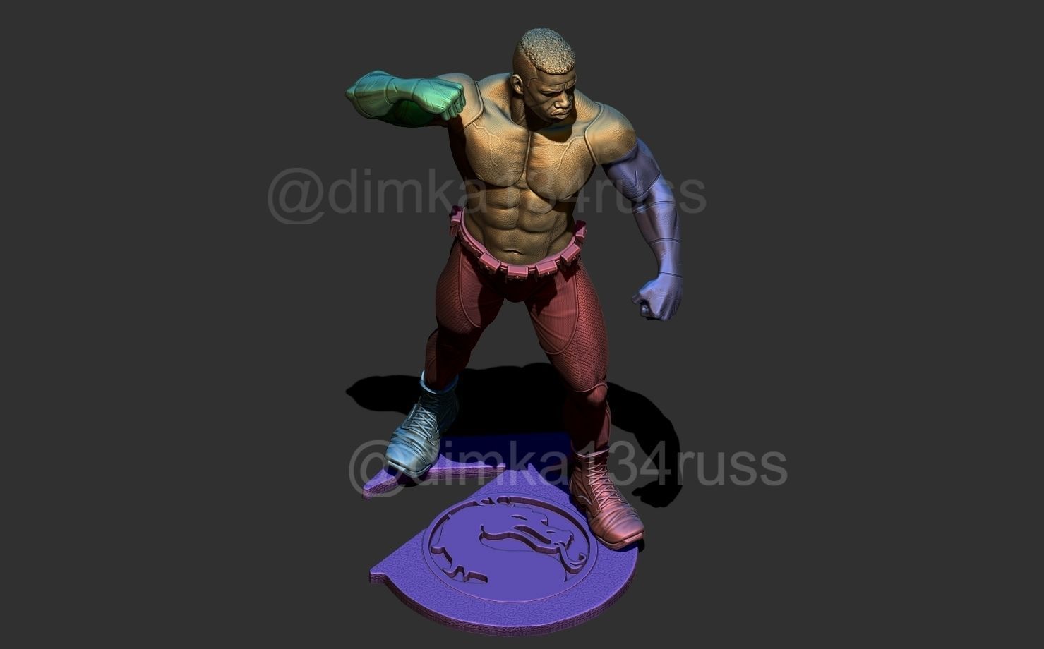 mortal kombat jax 3D print model_6
