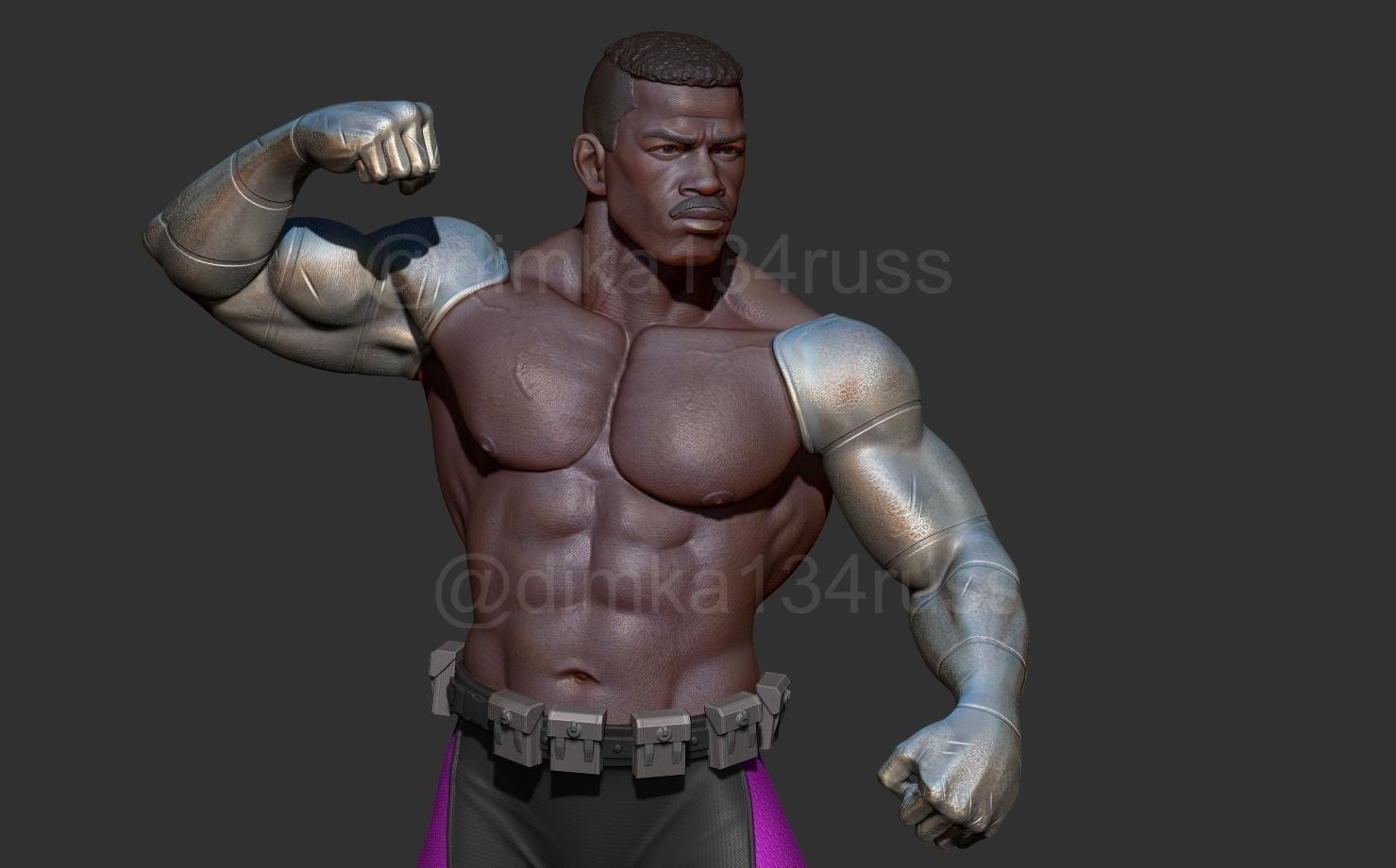 mortal kombat jax 3D print model_0