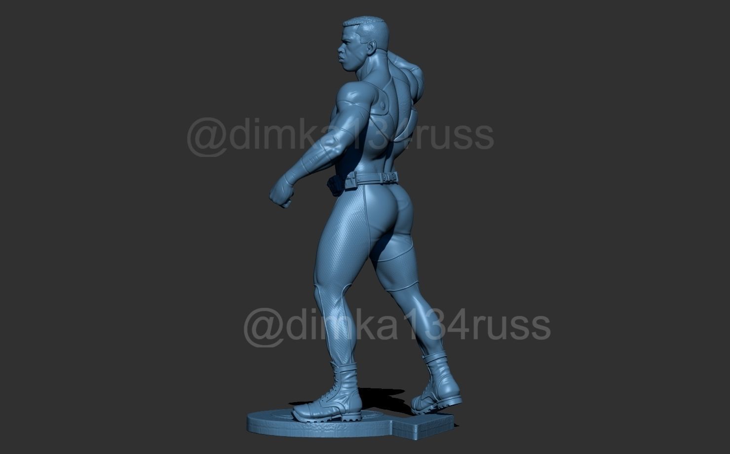 mortal kombat jax 3D print model_11
