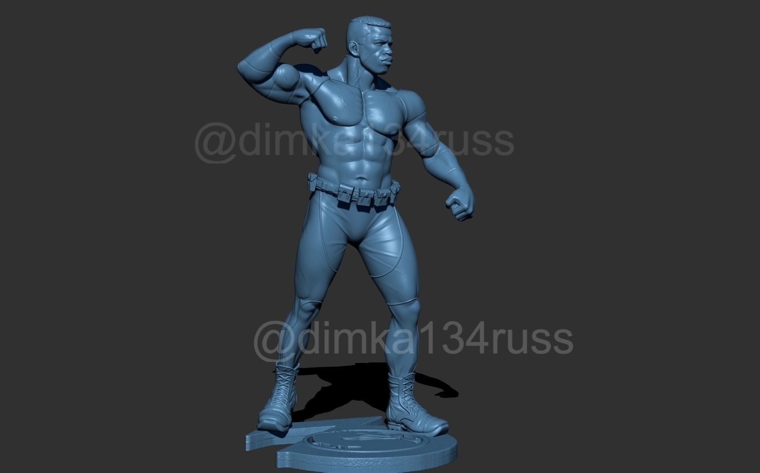 mortal kombat jax 3D print model_10