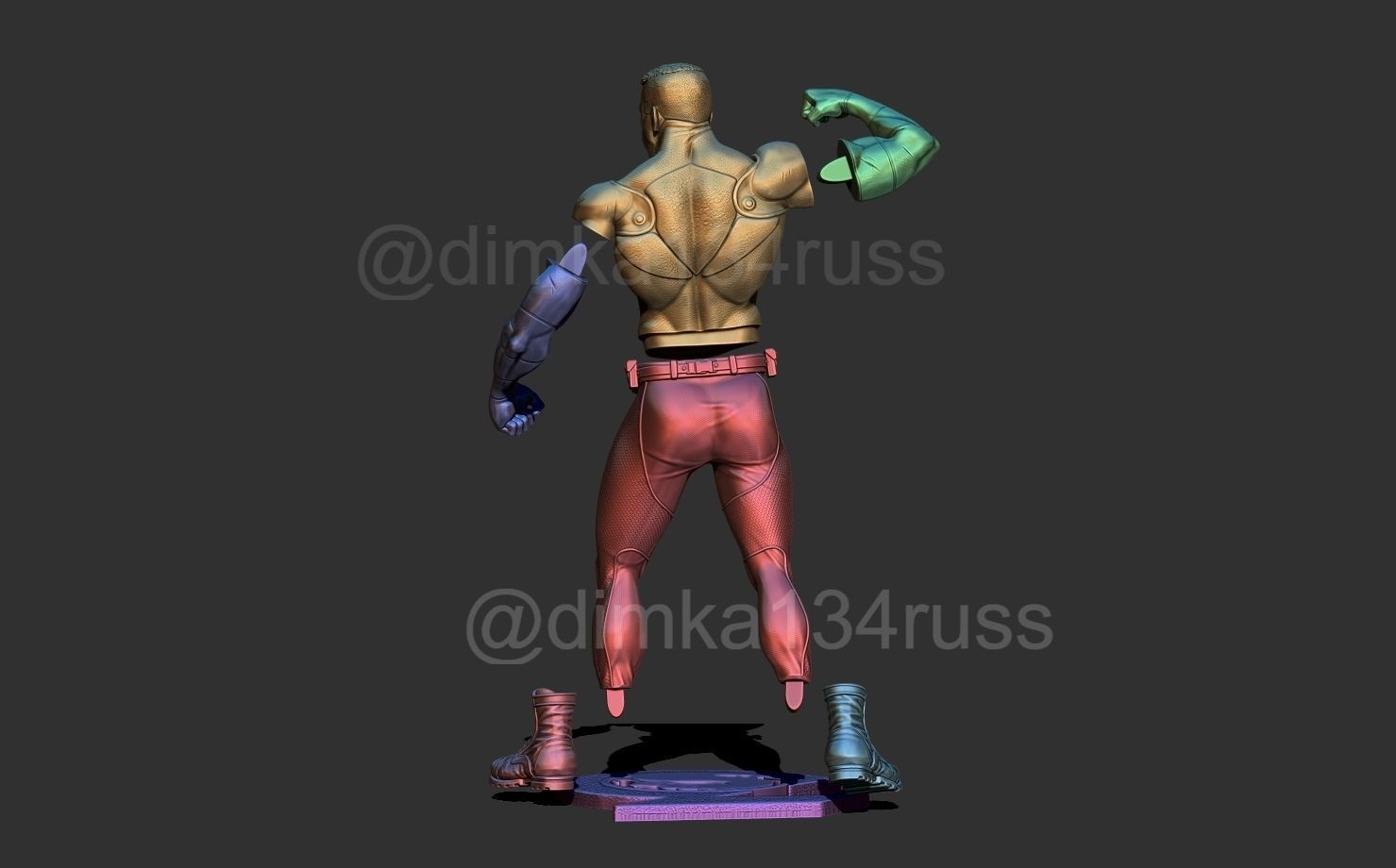 mortal kombat jax 3D print model_20