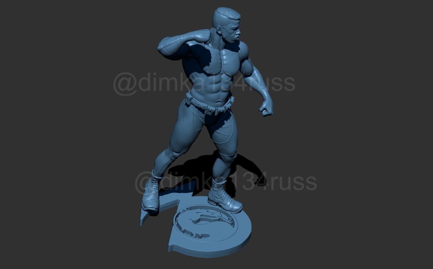 mortal kombat jax 3D print model_13