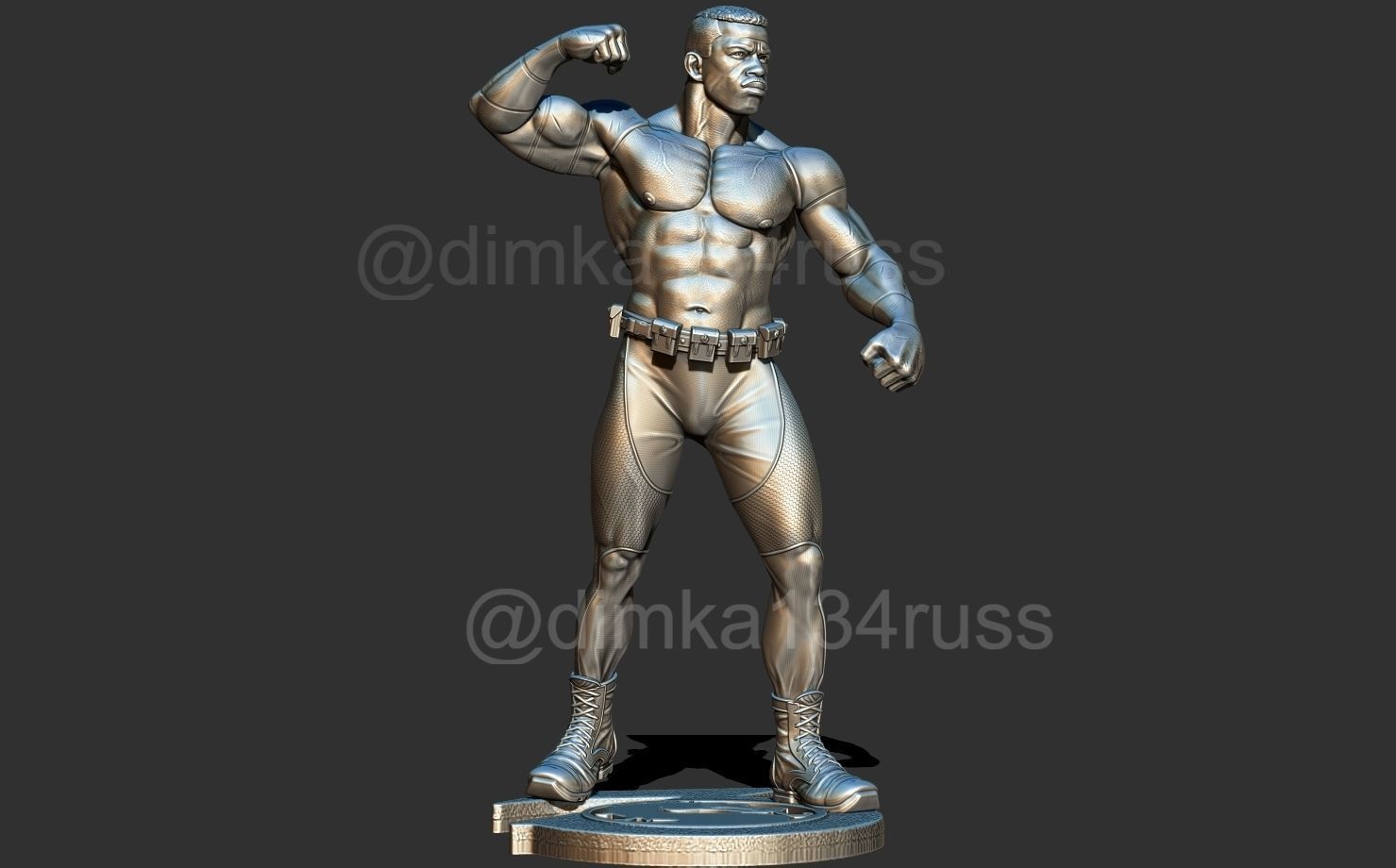 mortal kombat jax 3D print model_7