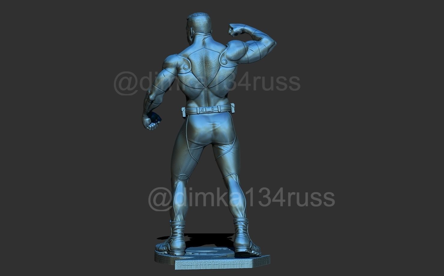 mortal kombat jax 3D print model_9