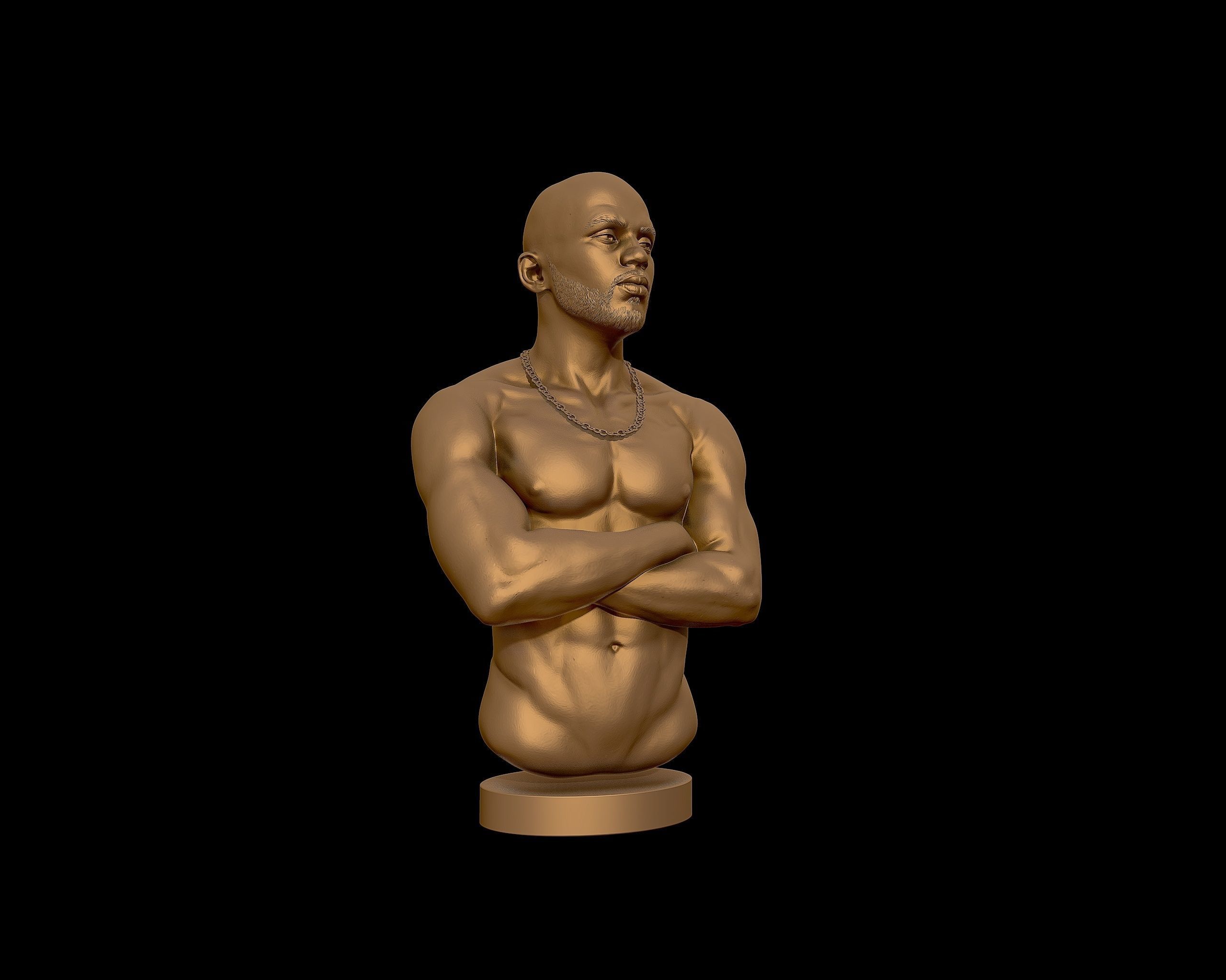 DMX Bust model2 3D print model_15