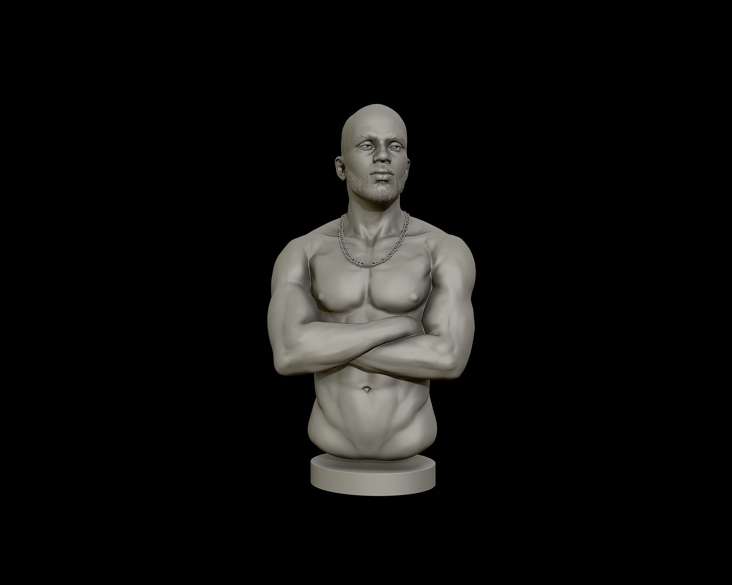 DMX Bust model2 3D print model_17