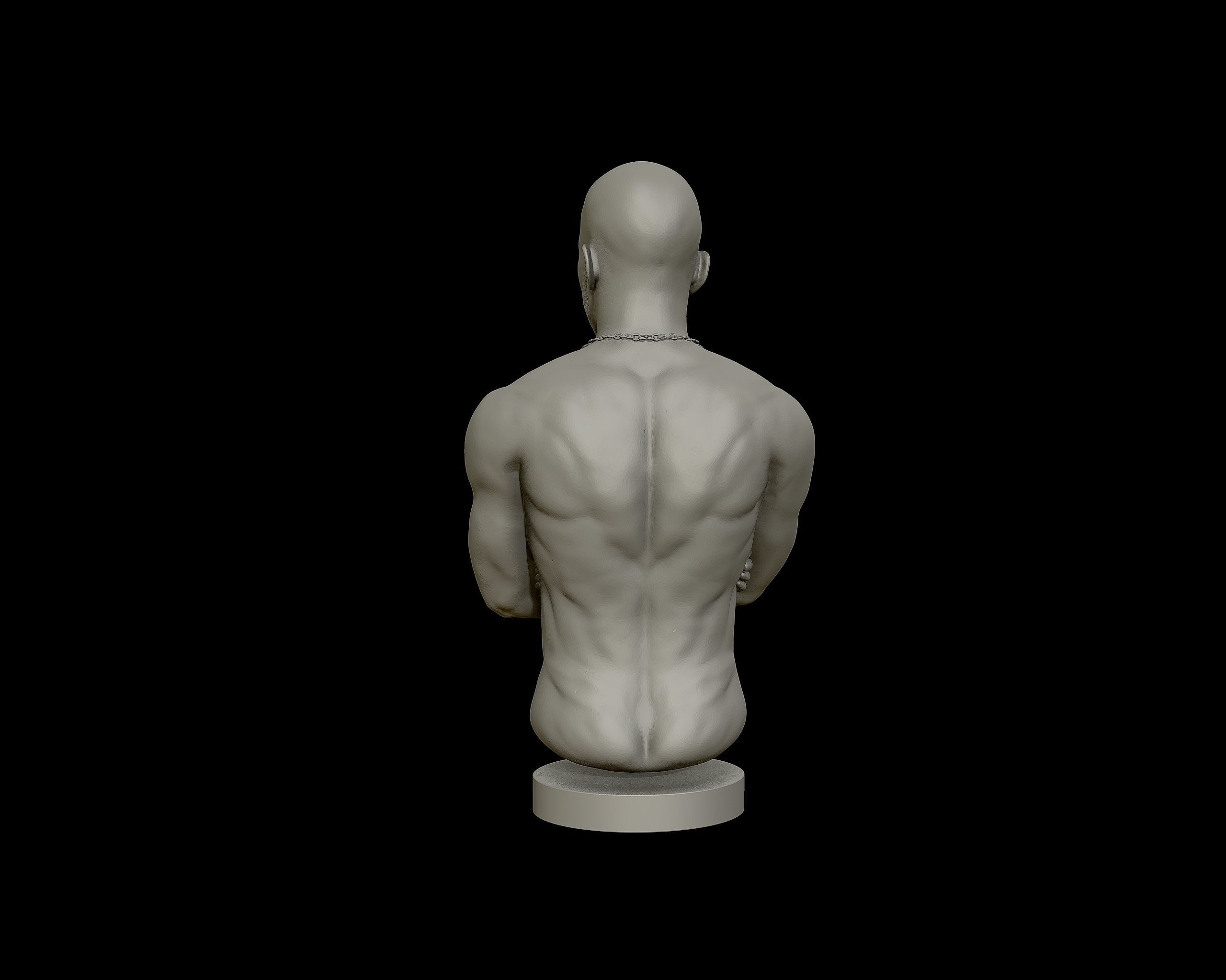 DMX Bust model2 3D print model_25