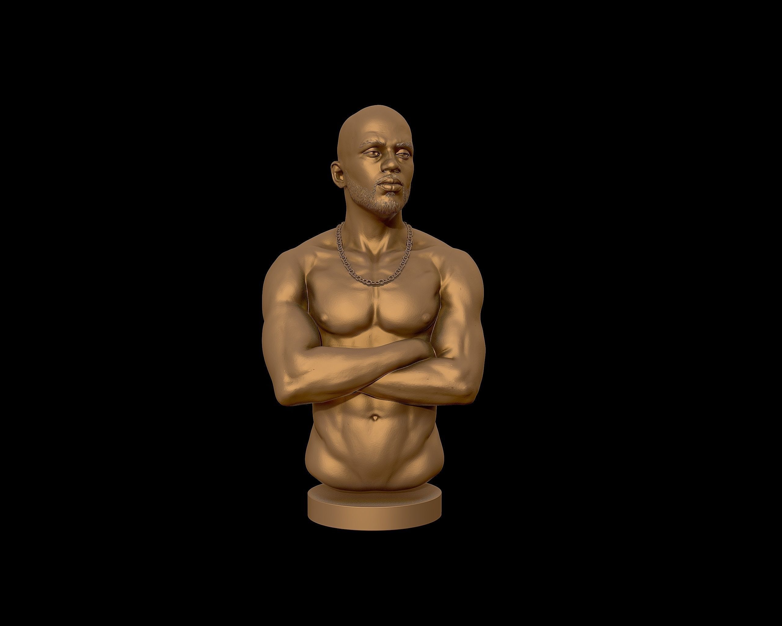 DMX Bust model2 3D print model_13