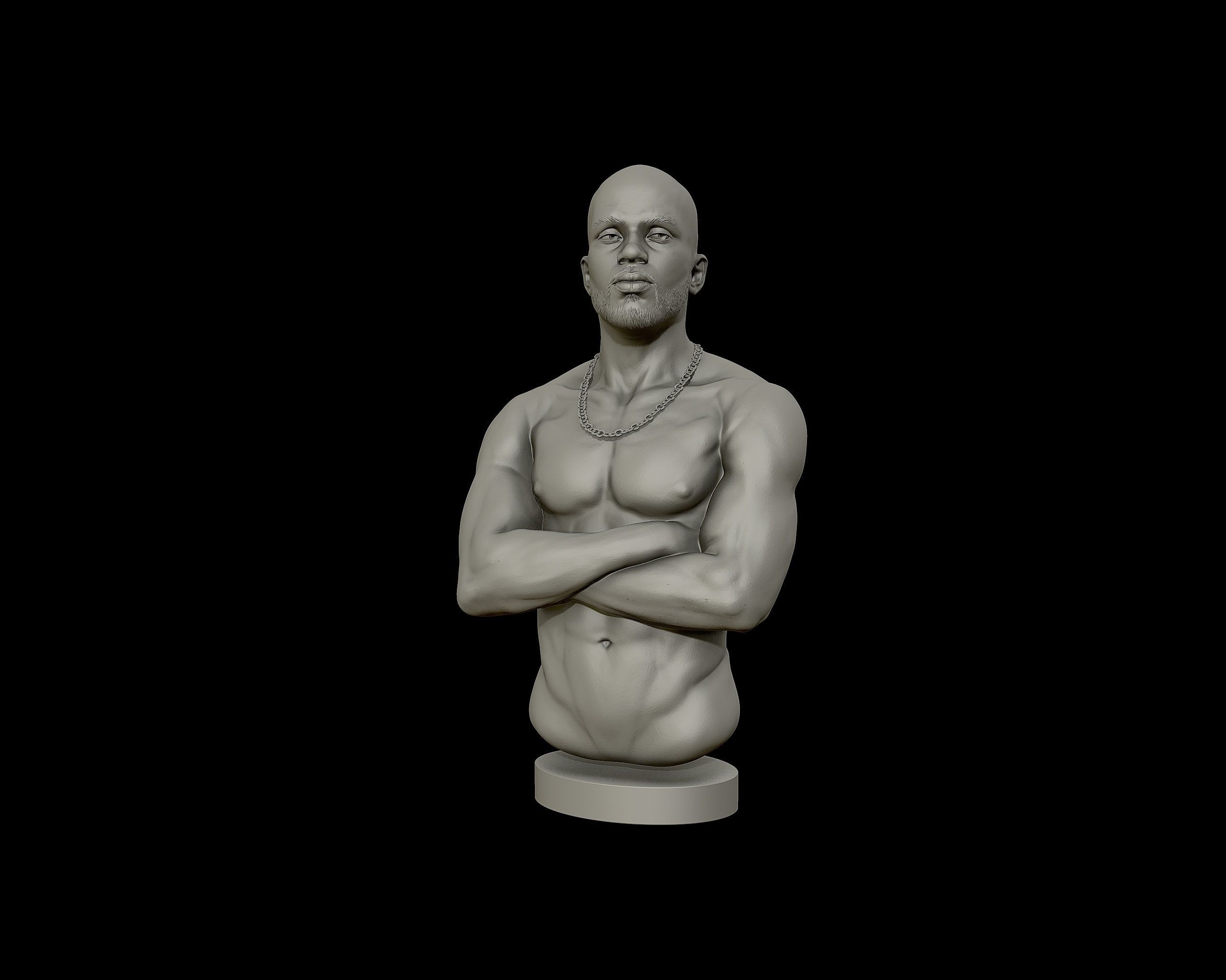 DMX Bust model2 3D print model_18